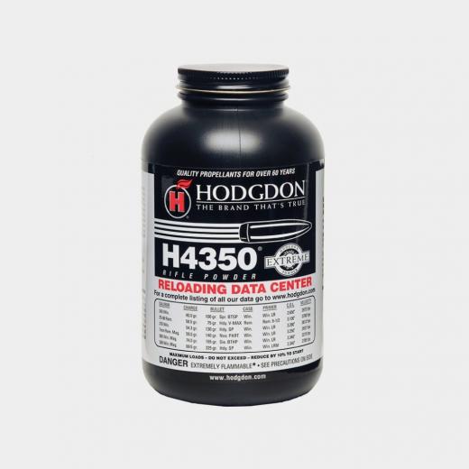 Hodgdon H4350 Poudre à canon Charger les données